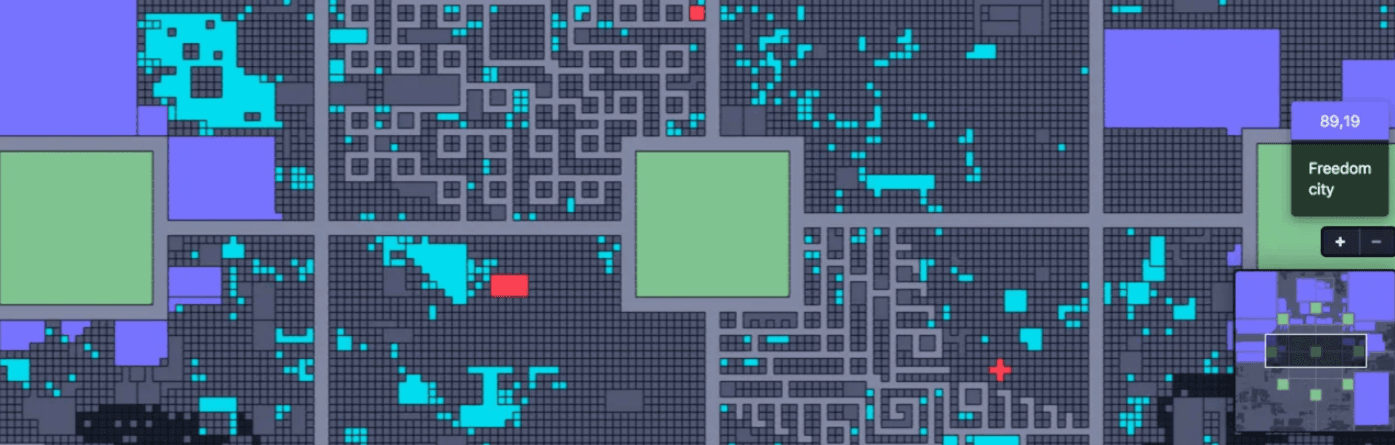 The full map of Decentraland